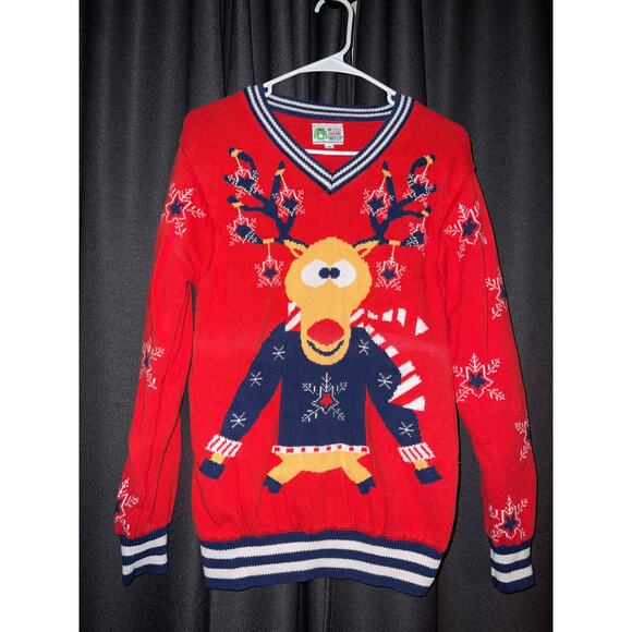 Ugly Christmas Sweater Xmas Size Medium - Picture 1 of 3